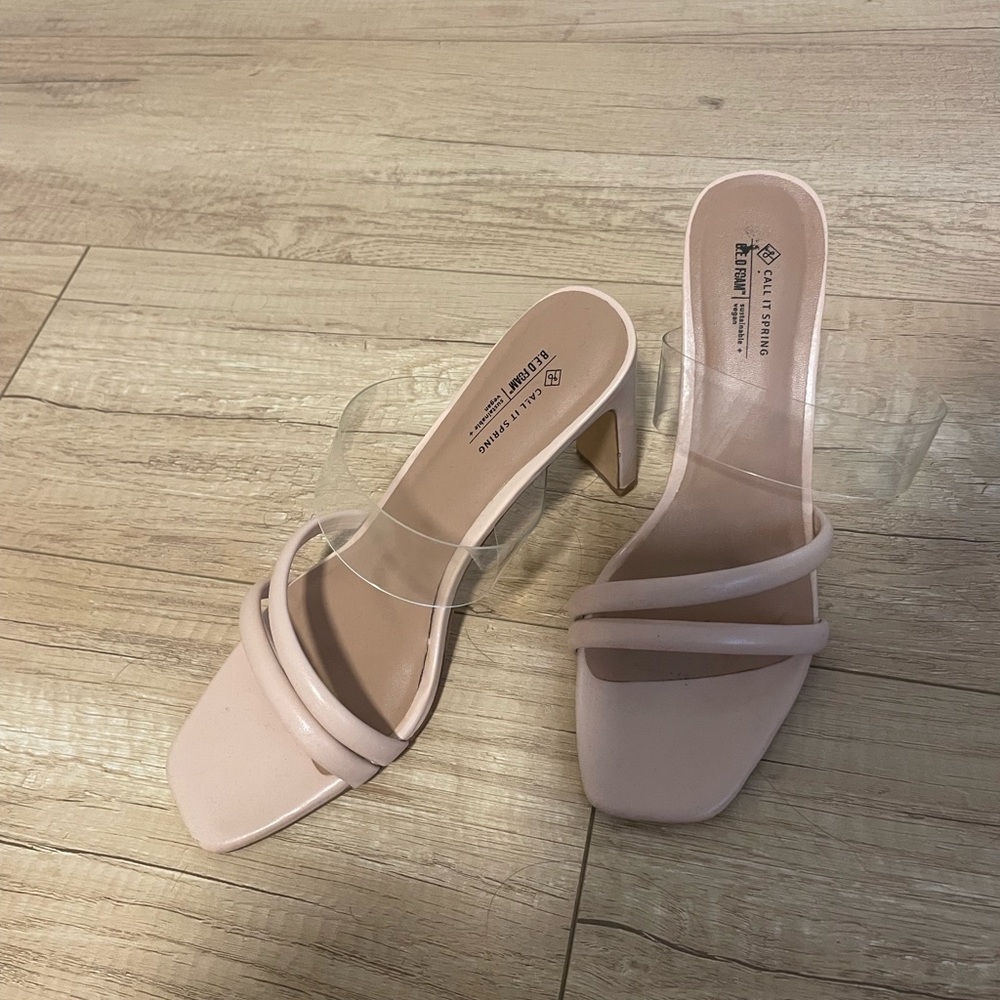 Call It Spring Women's Nude Heels